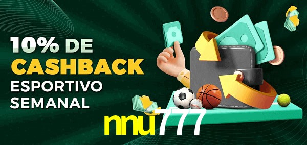 10% de bônus de cashback na nnu777